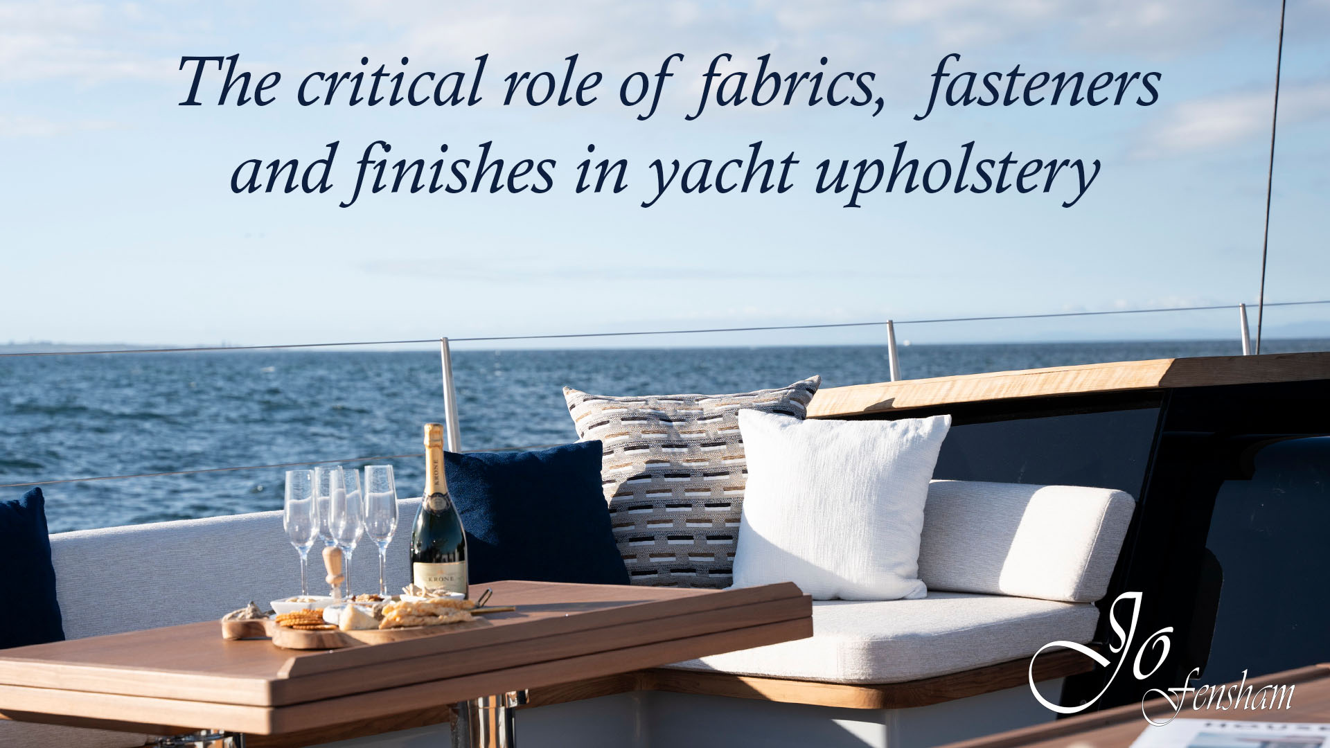 Web article B2B: Every detail counts: The critical role of fabrics, fasteners, and finishes in yacht upholstery
