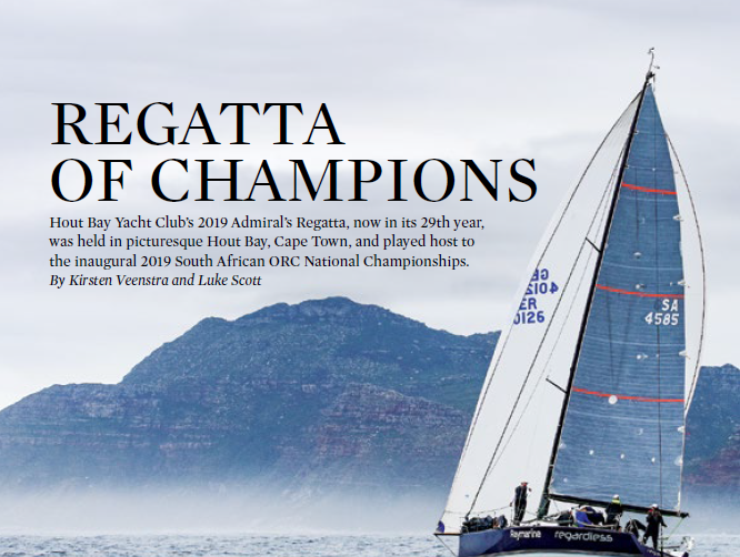 Sail + Leisure Article June 2019: Regatta of Champions
